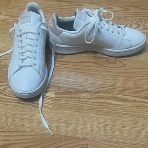 Adidas Women's White and Gray Sneakers